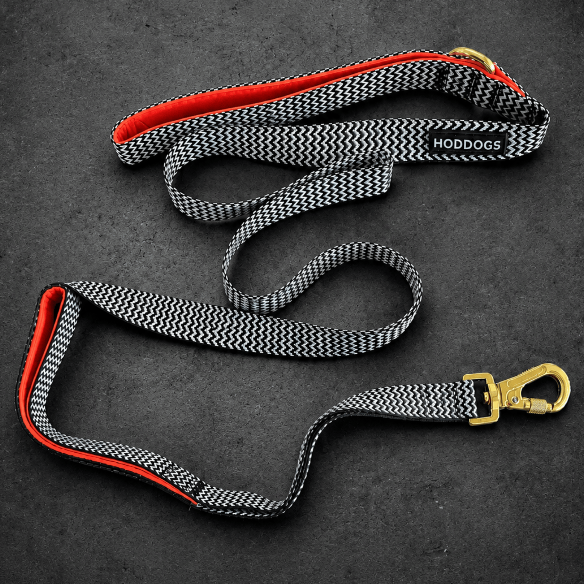 Traffic Handle Dog Leash with Neoprene Padded Handle - Hoddogs