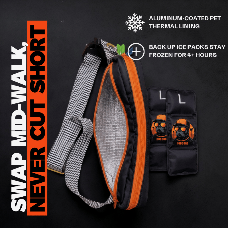 Dog Walking Sling Bag with Built-In Cooler Compartment - Hoddogs