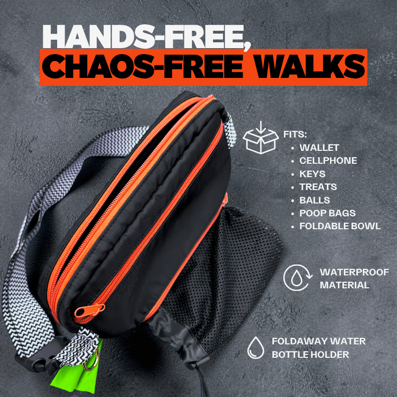 Dog Walking Sling Bag with Built-In Cooler Compartment - Hoddogs